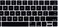 US Layout French (AZERTY) Silicone Keyboard Cover Compatible with MacBook Pro 13/15 Inch with Touch Bar - Models:-A1706/A1707/A1989/A1990/A2159   Release 2016-2019" Black