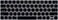 US Layout French (AZERTY) Silicone Keyboard Cover Compatible with MacBook Pro 13/15 Inch with Touch Bar - Models:-A1706/A1707/A1989/A1990/A2159   Release 2016-2019" Black