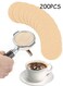 Pcs Unbleached Coffee Filter Paperss, 64mm/2.5" Natural Round Coffee Filters Papers Replacement Compatible with Aeropress Filter Papers &amp; Espresso Makers Accessories