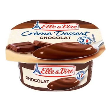 Elle &amp; Vire Chocolate Cream Dessert, 100g