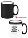 Color Changing Heat Sensitive Ceramic Mug, Image Revealed When HOT Liquid is Added! If you never go you will never Know