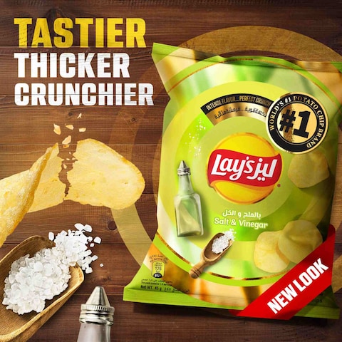 Lay&rsquo;s Salt And Vinegar Potato Chips 45g