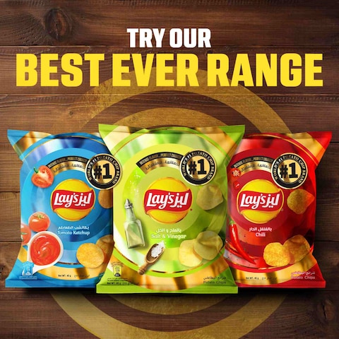 Lay&rsquo;s Salt And Vinegar Potato Chips 45g