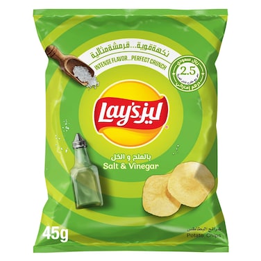 Lay&#39;s Salt and Vinegar Potato Chips, 45g