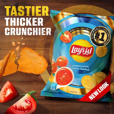 Lay&#39;s Tomato Ketchup Potato Chips 45g