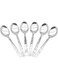 Symphoney Dessert Spoon 6 Piece Set Silver