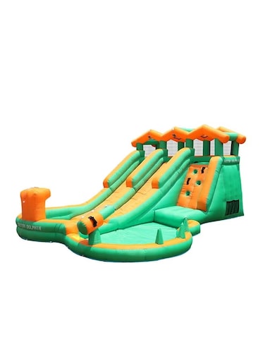 Inflatable Castle Children'S Inflatable Water Spray Trampoline, Small Castle Trampoline