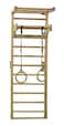 Kid Wooden Pull-Up Ladder Climbing Frame Multifunctional Rib Climber Wall Holds Horizontal Bar