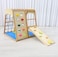 Kids Indoor Climbing Play Equipment Montessori Baby Climber Rock Dome Frame With Swing For Toddler