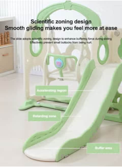 Mini Toddler Indoor Baby Plastic Slide Swing Set Kindergarten Indoor Set Toys For Children Home