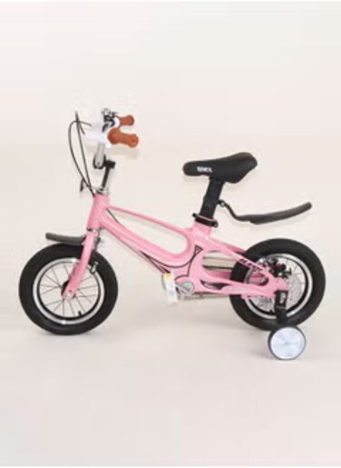 Kids Bike With Training Wheels Magnesium Alloy Frame With Training Wheels For Boys And Girls 12 Inch Children's Bicycle