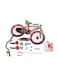 4-8 Years Kids Bike Single Speed 16 Inch Steel Frame Bicycle With Basket And Training Wheels