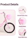 16- Inch Pink Style Kids Bike With Training Wheels And Basket