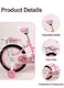 16- Inch Children&#39;s Bike With Training Wheel and Bicycle Basket for Kids