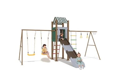 Large Toys, Large Slides, Outdoor Slides, Sensory Training Equipment, Community Treehouses, Children's Playground Equipment, Large