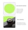 Green Balance Circular Rotating Sensory Panel Training Equipment Children's Vestibular Balance Chair
