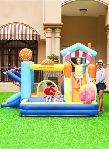 Inflatable Bouncer with Slide Splash into Fun with an Inflatable Water Slide