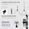 NEEWER BASICS 2 Pack 25W LED Video Panel Lighting Kit, 2 59" Tripod Stands, 4 Cold Shoes, 2880lx/0.5m 2700-6500K Dimmable Slim Panel Light for Studio Photography Video Recording Live Streaming, BP25B