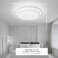 MODI 40cm Flush Mount LED Ceiling Light - 36W   3000lm Dimmable Ceiling Light for Kitchen, Living Room   Round Double White LED Ceiling Lamp Fixture
