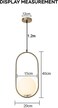 VMAX E27 Modern Pendant Light   Golden Mid-Century Ceiling Light for Home   Antique Brass Hanging Lamp
