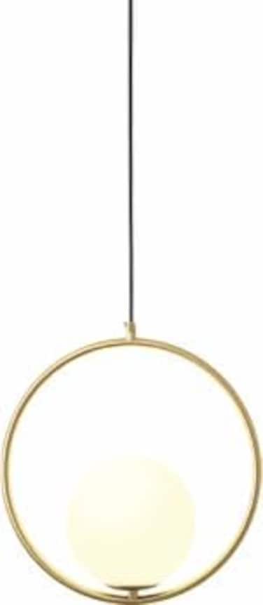 V.MAX E27 Modern Pendant Light   Golden Mid Century Ceiling Light for Home   Antique Brass Hanging Lamp