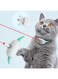 wcjjgm Electric Smart Amusing Collar for Kitten, Amusing Cat Collar Wearable Red Light cat Toy, Micro-USB Charging Electronic Training Collars, Auto On/Off LED Lights Smart Amusing Collar