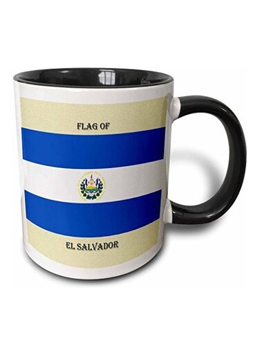 Flag Of El Salvador Two Tone Mug Multicolour