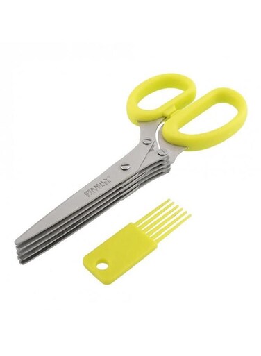 Herb Scissor Silver/Yellow 20centimeter