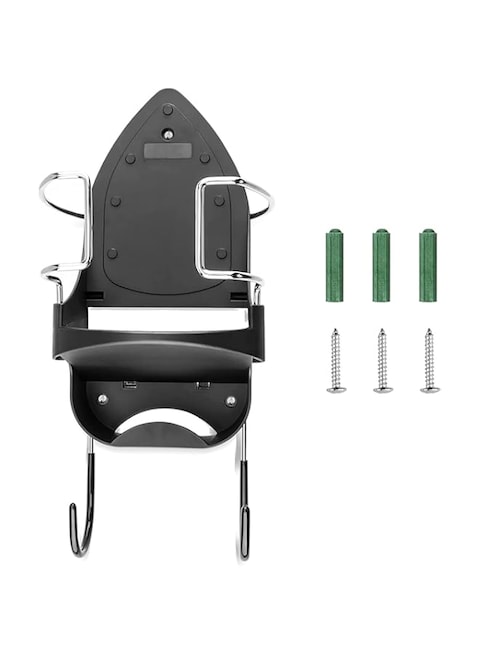 Beauenty Iron Stand Wall Mount - Space-Saving Ironing Board Hanger with Heat Resistant Technology