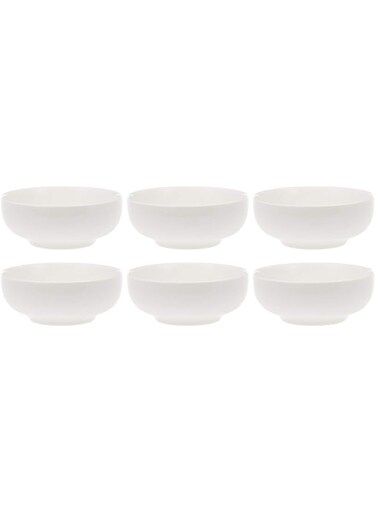 Verona C5280531 Soup Bowl Set Of 6, White, 12 cm, H 5.3 X W 7.8 X D 5.2 cm