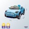 Lovely Baby Powered Riding Children Car LB 1688EL, Ride-On Car for Kids, Electric Car with Remote and Foot Accelerator, Ages 1-4years - White