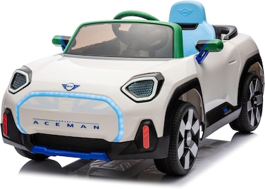 Lovely Baby Powered Riding Children Car LB 1688EL, Ride-On Car for Kids, Electric Car with Remote and Foot Accelerator, Ages 1-4years - White