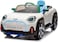 Lovely Baby Powered Riding Children Car LB 1688EL, Ride-On Car for Kids, Electric Car with Remote and Foot Accelerator, Ages 1-4years - White