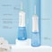 H2ofloss Water Dental Flosser for Teeth Cordless,300ML Portable &amp; IPX7 Waterproof Teeth Cleaner Picks,5 Modes Rechargeable Oral Irrigator with Refilled Nozzle for Home/Travel

