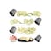 Multi-Function Rotary Grater &amp; Slicer, 4 Blades for Vegetables &amp; Cheese, Black