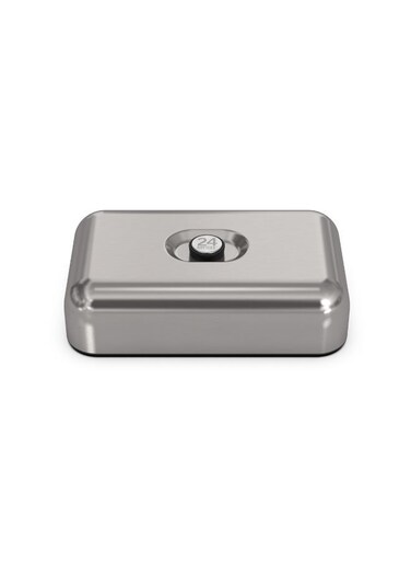 Microwave &amp; Dishwasher Safe Lunch Box - Brushed Steel