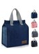 Lunch Bag, Insulated Lunch Bag for Women Men Kids, Reusable Insulated Lunch Bag, Leakproof Simple Bento Lunch Tote, Lunch Bag Insulated, for Office, Work, School, Picnic or Travel (Blue)