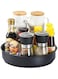 TERRIFI 20cm Lazy Susan Organizer Turntable, 360 Degree Rotating Non-Skid Spice Rack for Kitchen Cabinet, Table, Fridge, Pantry, Seasoning Jar, Fruit, Snack Storage Container