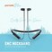 Porodo Blue ENC Wireless Neckband In-Ear Earphones Bluetooth 5.3, 28H Playtime, Deep Bass, 200mAh Battery