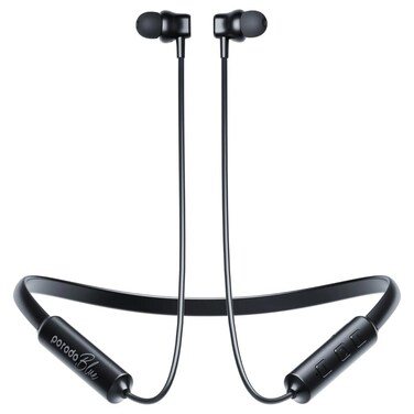 Porodo Blue ENC Wireless Neckband In-Ear Earphones Bluetooth 5.3, 28H Playtime, Deep Bass, 200mAh Battery
