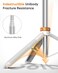 EUCOS 62" Tripod for iPhone, Sturdy Selfie Stick Tripod with Remote&amp;Lightweight Phone Tripod, Solidest Portable Cell Phone Tripod for iPhone Pro Max/Android [Mineral White]