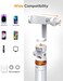 EUCOS 62" Tripod for iPhone, Sturdy Selfie Stick Tripod with Remote&amp;Lightweight Phone Tripod, Solidest Portable Cell Phone Tripod for iPhone Pro Max/Android [Mineral White]