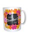 Print Happy Teacher's Day Printed Mug White/Pink/Black Standard