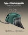 ProtoArc Ergonomic Mouse, EM11 NL Wireless Vertical Mouse, Ergo Mouse with Multi-Device, USB-C Rechargeable Mice for Windows, Mac OS, PC/Notebook/Laptop,Green