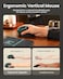 ProtoArc Ergonomic Mouse, EM11 NL Wireless Vertical Mouse, Ergo Mouse with Multi-Device, USB-C Rechargeable Mice for Windows, Mac OS, PC/Notebook/Laptop,Green