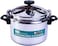 HTH 5L Pressure Cooker Aluminum for Household, Super-pressure Cooker Secure Cookerware, Silver