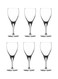6-Piece Goblet Glass Set Clear