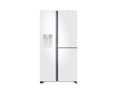 Samsung Bespoke AI Side-by-Side Refrigerator Auto Open Door 591L  Auto Open Door, AI Energy Mode, SNOW WHITE RS80F64G1VRE