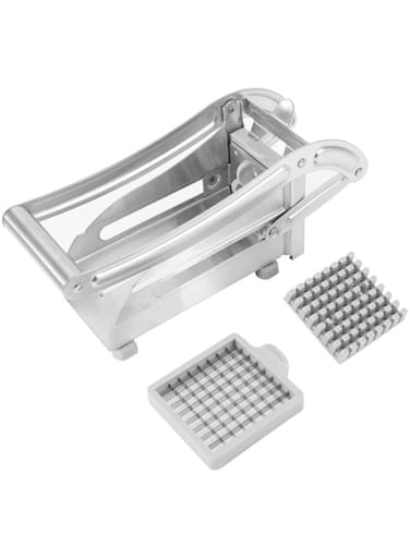 Dubai Gallery Potato Slicer French Fry Cutter Silver