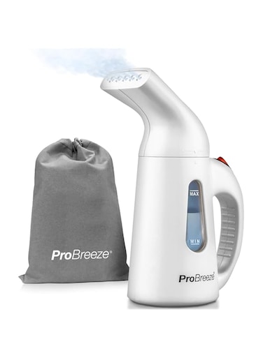Pro Breeze Garment Steamer 850 Watt. Compact and Portable Steam Iron with Ultra-fast Heating Element and Travel Pouch